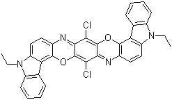 رنگدانه-بنفش-23-ساختار مولکولی